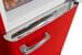 Amica KGCR 387 100 R Retro Stand-Kühl-Gefrierkombination 55cm breit 244 Liter Automatische Abtauung Flaschengitter rot