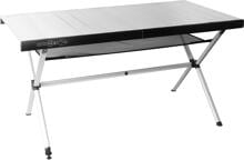 Brunner Accelerate Compack 6 Rolltisch 146,5x80cm Camping Outdoor silber