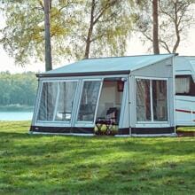 Thule Veduta Markisen Vorzelt für Omnistor 6200/6300 450cm Wohnwagen Caravan Camping grau