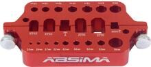Absima 3000048 Löthilfe für Akkustecker 110x60x15mm rot