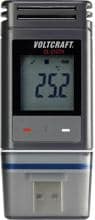 Voltcraft DL-210TH Temperatur-Datenlogger Messgerät Luftfeuchtigkeit -30 bis +60° PDF CSV-Dateierstellung grau