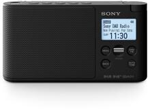 Sony XDR-S41D tragbares Digital-Tischradio Radiowecker DAB+ UKW FM LCD-Display schwarz
