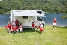 Fiamma F45S Wohnwagen-Markise Auszug 250cm Länge 400cm Camping Reisemobil royal grey