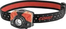 Coast FL75R LED Stirnlampe Kopfleuchte Headlight 530lm 11h akkubetrieben schwarz rot