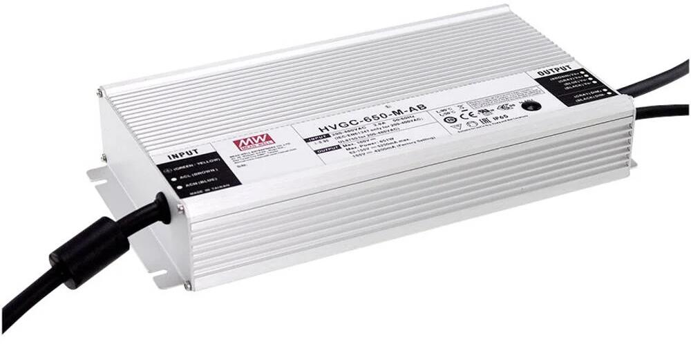 MW Mean Well HVGC-650-U-AB Schaltnetzteil LED-Treiber Konstantleistung 649,6W einstellbar dimmbar metall
