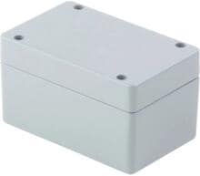 10 Stück Weidmüller KLIPPON K2 Universal-Gehäuse Leergehäuse 100x70x45mm aluminium silber