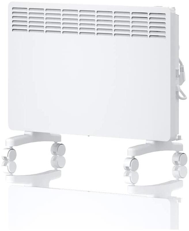 Stiebel Eltron EG-50-PL2-PE Stand-Konvektor Elektroheizung Heizkörper 2kW LC-Display Rollen weiß