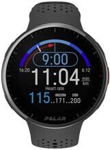Polar PACER PRO HR GPS-Pulsuhr Schrittzähler Armbanduhr mit Brustgurt Carbon grau