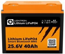 Liontron LiFePO4 LX Smart Lithium Batterie Versorgungsbatterie 25,6V 40Ah BMS BT Bluetooth Camping Wohnmobil Wohnwagen