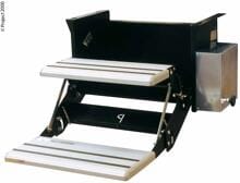 Lippert 923722 Doppeltrittstufe Einstieghilfe 48cm breit 12V Camping Wohnwagen Wohnmobil