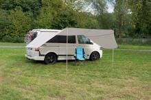 Reimo Mauritius ECO Wohnwagen-Sonnenvordach Sonnensegel 560cm Camping grau