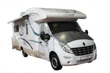 Hindermann Four Seasons Thermomatte Außenisoliermatte Frontscheibenabdeckung Renault Master II bis Bj. 2010
