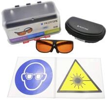 Picotronic PICO-LPG-405-532-BOX Laser-Schutzbrille Set Plastik orange schwarz