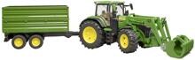 bruder John Deere 7R 350 Frontlader T.A.-Hänger Fertigmodell Landwirtschaft Frontlader Modell