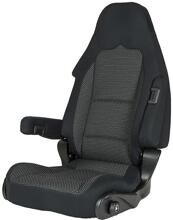 Sportscraft S10.1 Pilotensitz Fahrerseite mit Lordosenstütze Ara schwarz grau Camping Wohnwagen