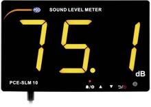 PCE Instruments PCE-SLM 10 Schallpegel-Messgerät Großanzeige 30-130dB 31,5Hz-8,5kHz USB schwarz
