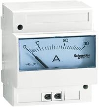 5 Stück Schneider Electric 16032 Analogamperemeter Skala 0-50A Dreheisen weiß