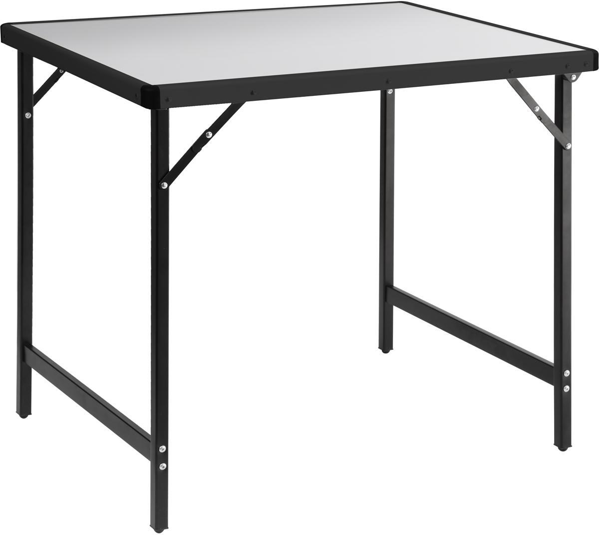 Brunner Torun 2 Campingtisch Klapptisch Gartentisch Outdoor 80x60x5cm Aluminium schwarz grau