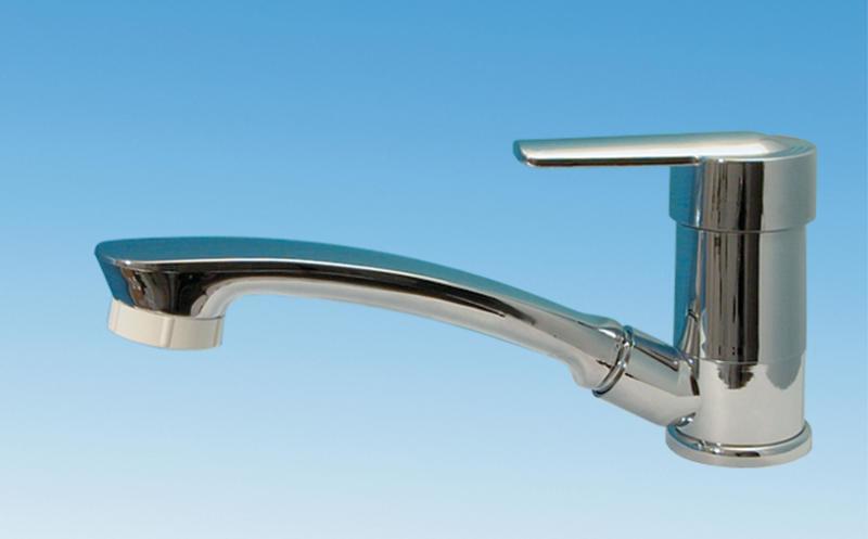 Comet Parma Einhebelmischer Wasserhahn mit Dusche Duschkopf Novo Camping Wohnwagen