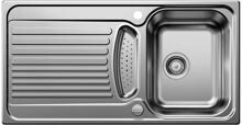 Blanco Tipo 5 S Edelstahlspüle Küchenspüle Einbauspüle Ablauffernbedienung reversibel naturfinish