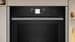 Neff B64FT33N0 N90 Einbau-Dampfbackofen 60cm breit 71 Liter Wassertank TFT-Display Grill CircoTherm Kindersicherung schwarz/Edelstahl