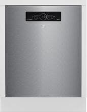 Beko BDUN3844M0X vollintegrierter Geschirrspüler 59,8cm breit 6 Programme Edelstahl Fingerprint Free 14 Maßgedecke