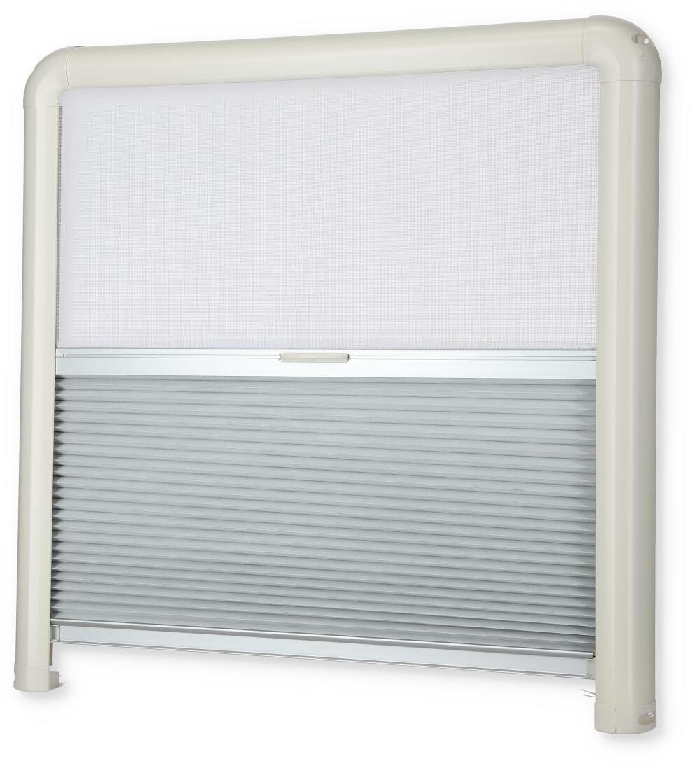 Remis REMIflair IV Duo-Plissee-Rollo 800x550mm Camping Wohnwagen Wohnmobil