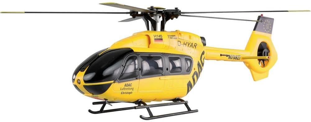 Amewi ADAC H145 RC Einsteiger Hubschrauber Helikopter Heli RtF 2,4GHz 6-Kanal gelb