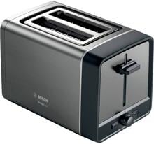 Bosch TAT5P425 Toaster 2-Scheiben 970 Watt Krümelschublade High Lift Edelstahl grau