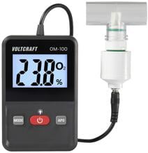Voltcraft OM-100 Sauerstoff-Messgerät O2-Messgerät batteriebetrieben 0-100% schwarz