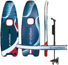 Coasto E-Motion iSUP-Board Stand-Up-Paddle Surfboard Surfbrett 305x105x15cm Motor blau