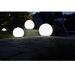 3 Stück Heitronic Boule LED-Leuchtkugel Solarleuchte Gartenleuchte neutral-weiß weiß