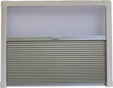 Remis REMIbase II Kombi-Plissee-Rollo für Rahmenfenster 900x520mm Camping Wohnwagen Wohnmobil
