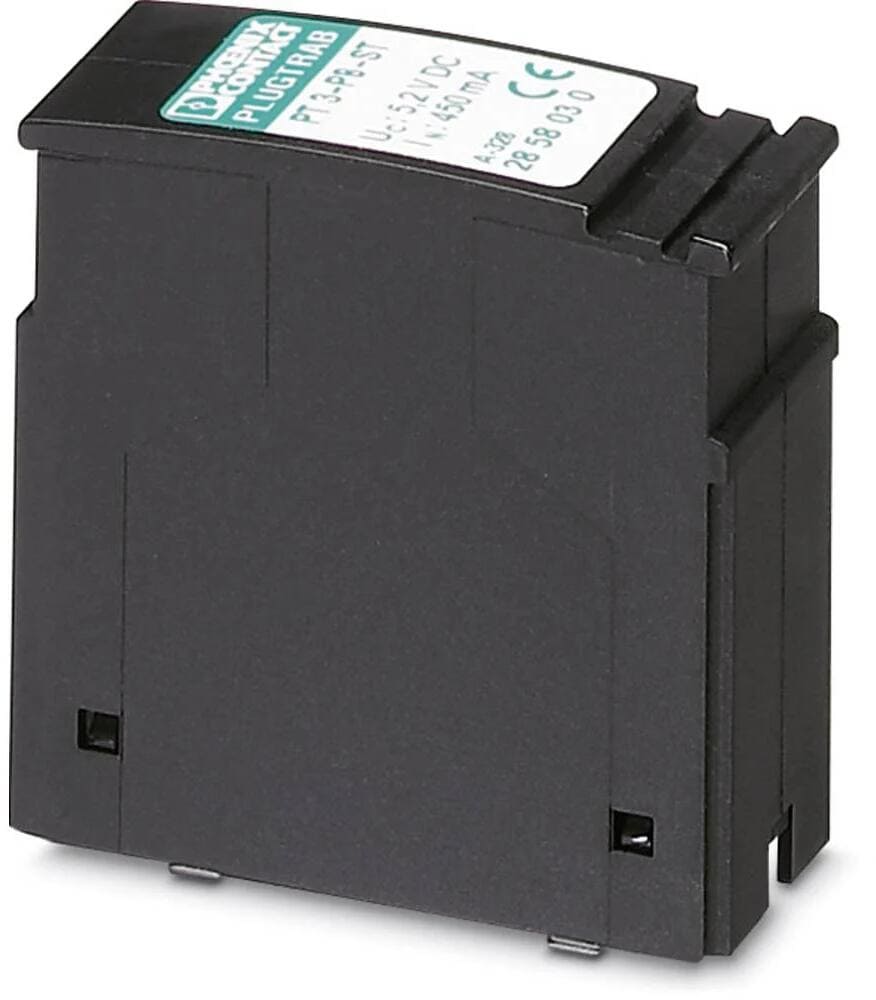 Phoenix Contact PT 3-HF-12DC-ST Verteilerschrank-Überspannungsschutz 12V schwarz