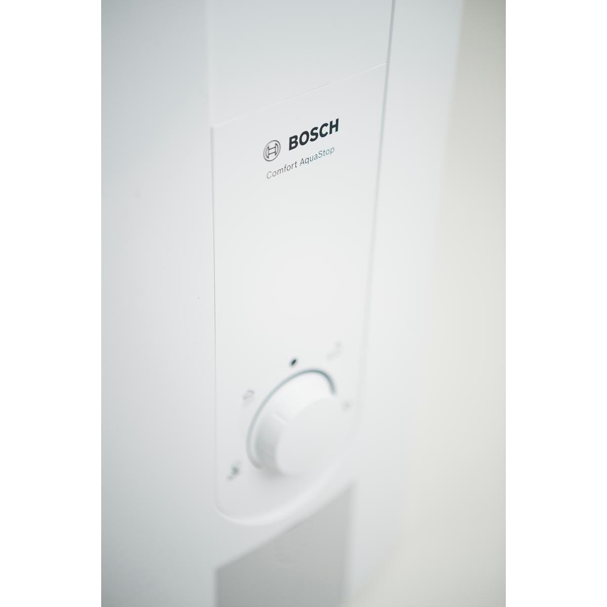 Bosch Tronic Comfort AquaStop Durchlauferhitzer Warmwasserbereiter 24/27kW  Übertischmontage elektronisch weiß
