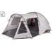 High Peak Amora 5.0 Zelt Kuppelzelt Familienzelt Trekkingzelt 4-Personen Camping Outdoor nimbus grau