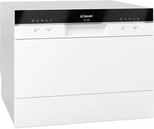 Bomann TSG 7405 Stand-Tisch-Geschirrspüler 55cm breit 5 Spülprogramme 6 Maßgedecke weiß