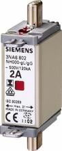 3 Stück Siemens 3NA6822 NH-Sicherungseinsatz Kombikennmelder GL/GG 63A 500V