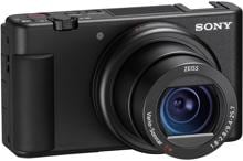 Sony ZV-1 digitale Kompaktkamera 20,1MP 9,4-25,7mm 4K-Video USB klappbares Display schwarz