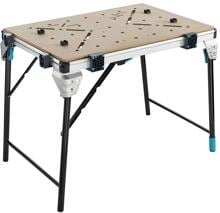 Wolfcraft Master work 1600 Werkbank Arbeitstisch Bohrständer 21kg klappbar schwarz silber