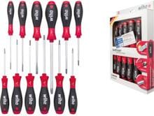 Wiha 302HK12 Werkstatt Schraubendreher-Set Schlitz Innen-TORX Kreuzschlitz Pozidriv Kreuzschlitz Phillips 12tlg.