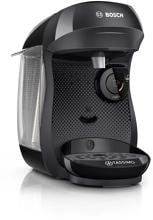 Bosch Happy TAS1002N Kapselmaschine Kaffeemaschine 0,7 Liter Display One Touch Espresso Cappuccino schwarz