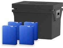 QOOL Box Eco+ M Kühlbox Kühltasche mit 4 Temperature Elements Controlled Fresh 27 Liter Camping Outdoor