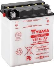 Yuasa YB14L-A2 Motorradbatterie Batterie 12V 14Ahfür Motorroller Quads Jetski