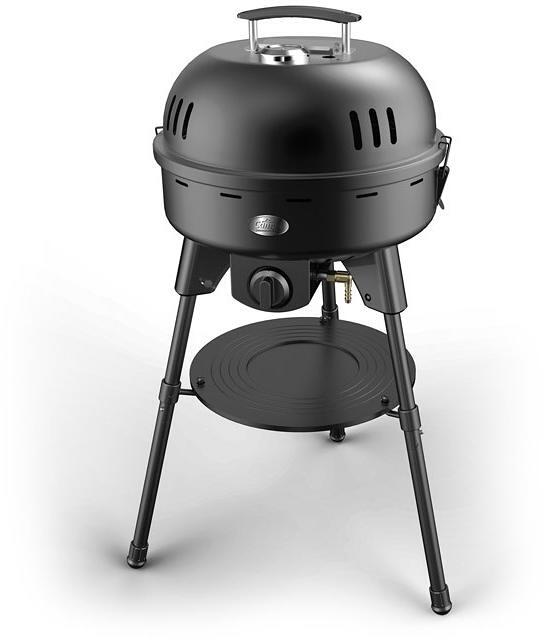 Camp4 Family Stand-Gasgrill Campinggrill Tischgrill 50mbar 4kW 4-6 Personen schwarz