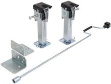 AL-KO 1889200 Universal Kurbelstütze 290-490mm hinten manuell