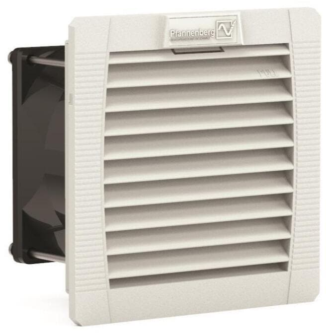 Pfannenberg PF 11000 Filterlüfter Schaltschrank-Lüfter 24VDC IP54 25cbm/h 4. Generation grau