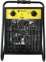 Toolcraft TO-8578338 Bauheizer Heizstrahler Heizgerät 9000 Watt 75m² schwarz gelb