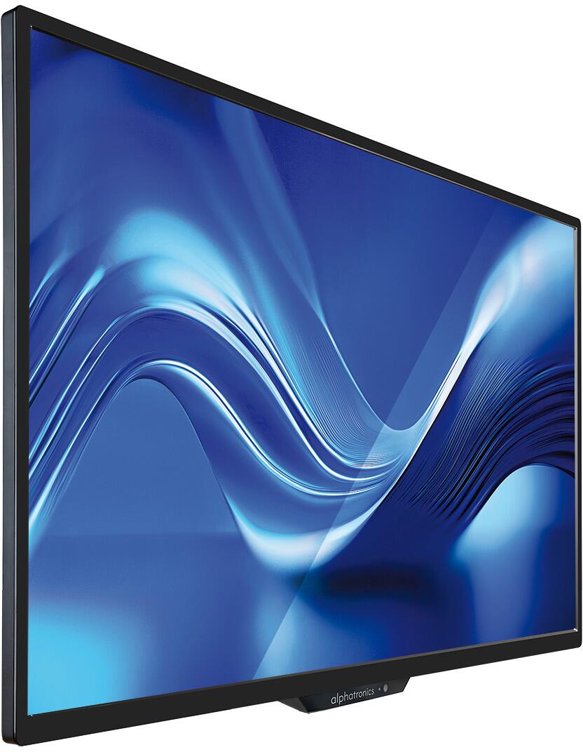 Alphatronics SL-32 DW 32" Smart LED-TV Fernseher Triple Tuner DVD BT 5.0 Camping Wohnwagen Wohnmobil schwarz