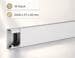 16 Stück Hager LF3006007035 Kabelkanal Leitungsführungskanal 2000x57x30mm PVC grau